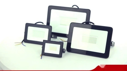 까만 주거를 가진 고성능 SMD 20W 30W 50W 70W 100W 세륨 RoHS LVD 옥외 LED 홍수 빛